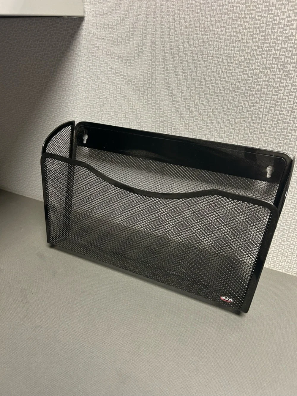 Mesh Desk Tray Organizer in Black - edison